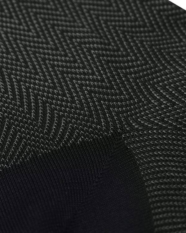 Bresciani- Cotton Rib Socks-Antracite Medio