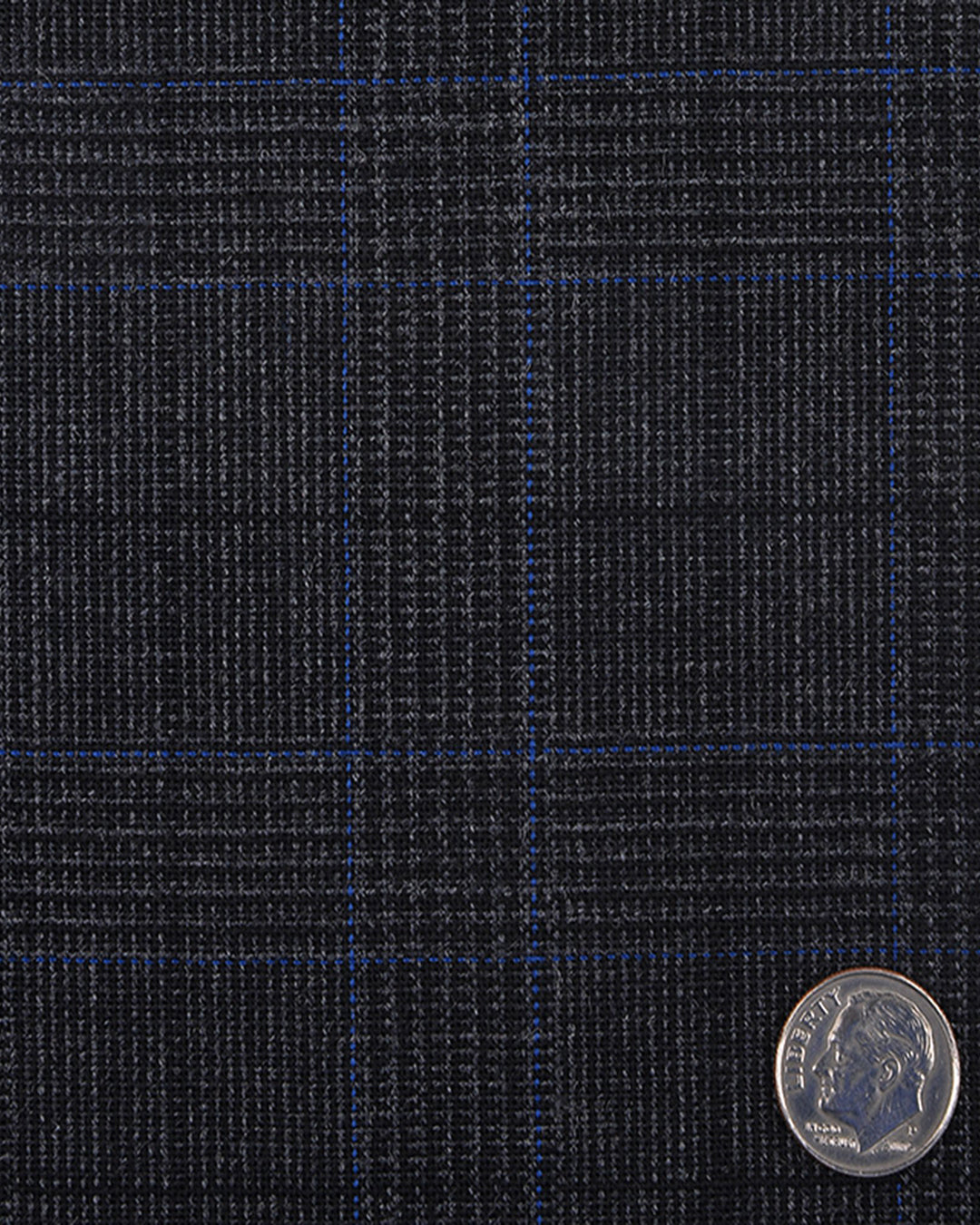 Minnis Fresco III  Pants: Grey Blue Prince of Wales Checks - 6
