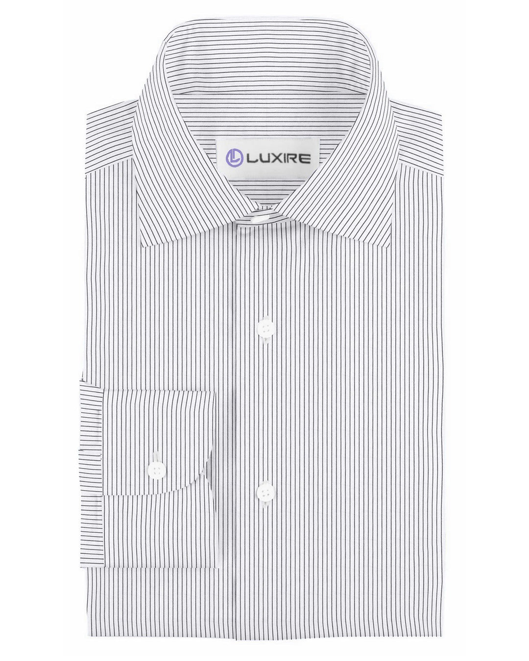 Luxire Presto: Monti White & Black Pin Stripes
