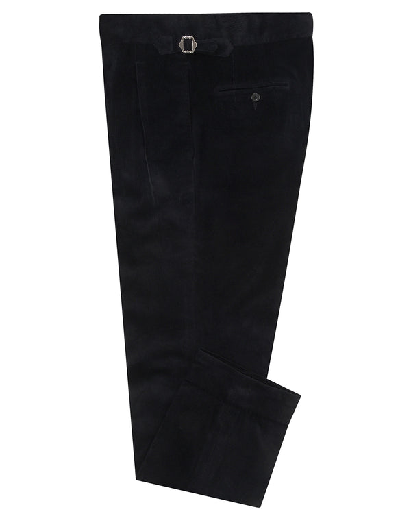 Midnight Black Corduroy 20 Wale