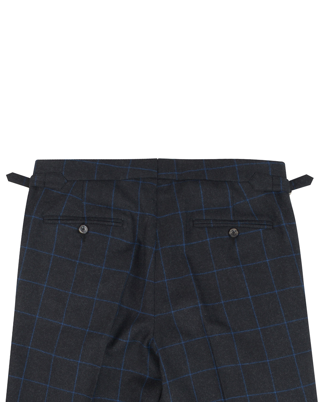 Minnis Flannel: Charcoal Blue Twill Pants