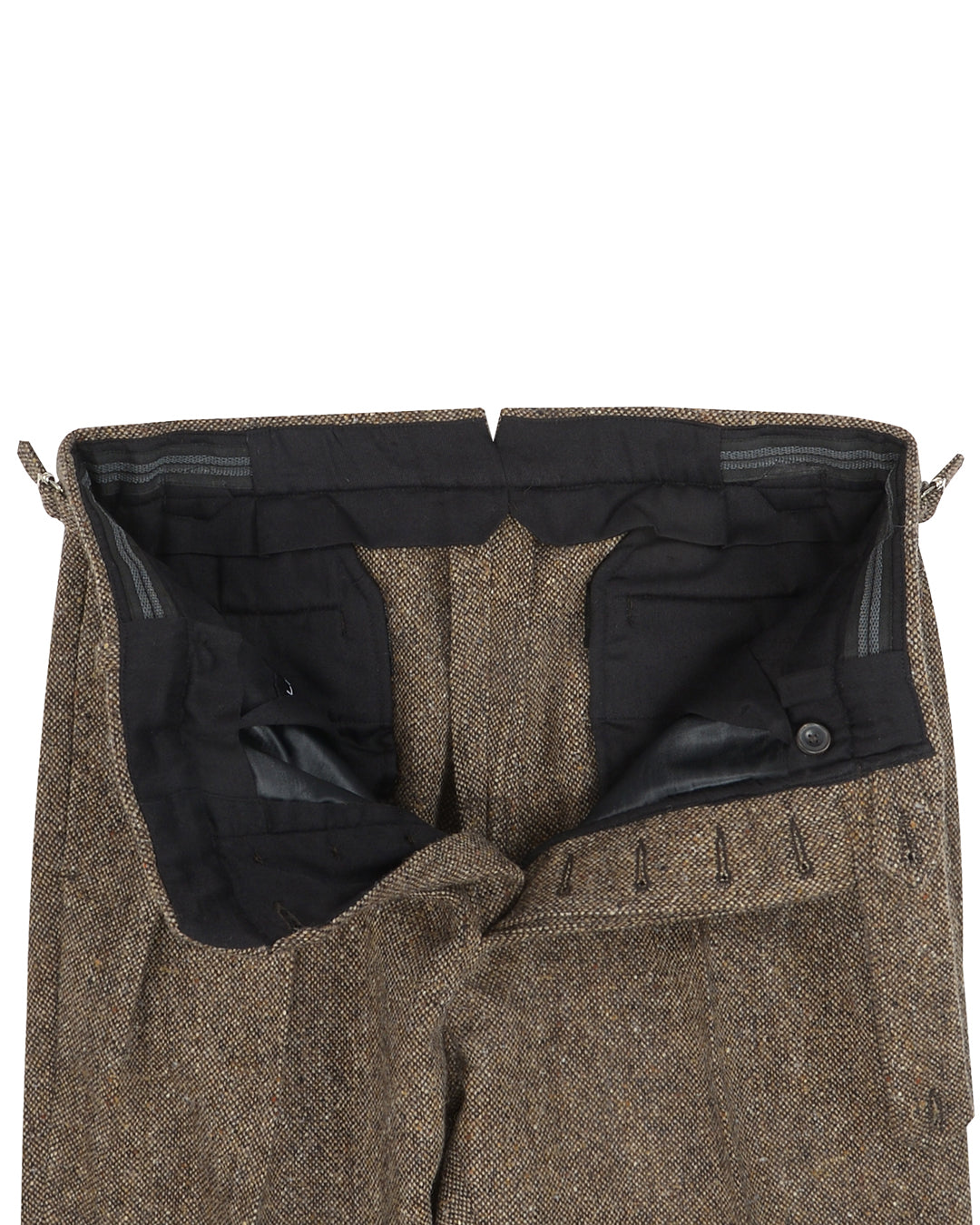 Molloy Plain Donegal Tweed Pants - Fawn