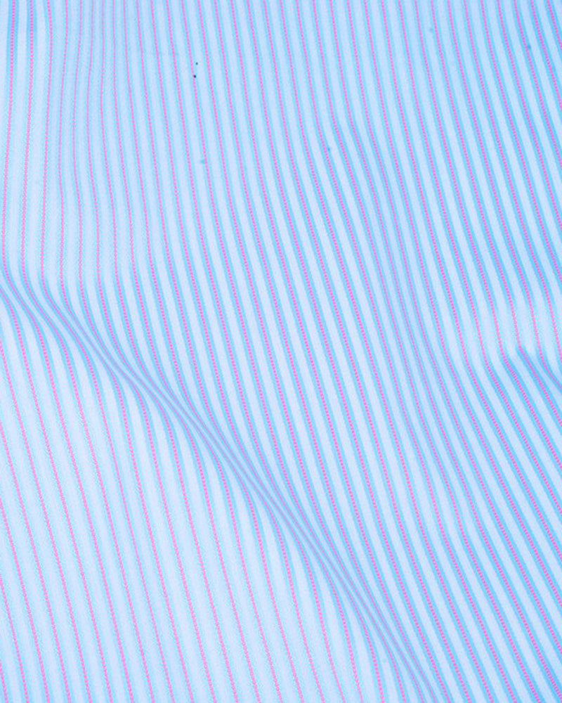 Luxire Privilege Collection Subtle Stripes on Blue