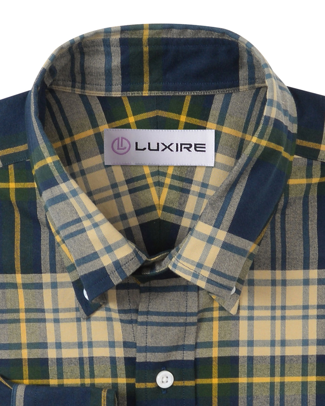 Navy Yellow Madras Checks - 2