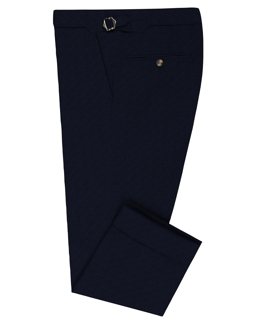 Loro Piana: Blue Mini Checks - 1