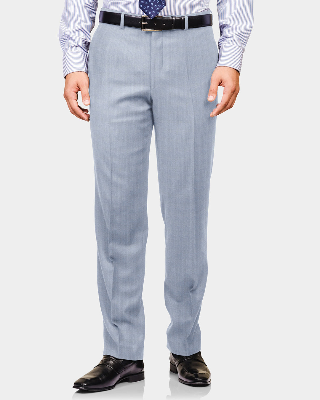 Loro Piana: Dark Blue Herringbone - 3