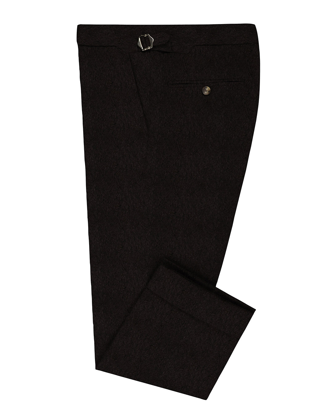 EThomas: Dark Brown Slubby Mohair - 1