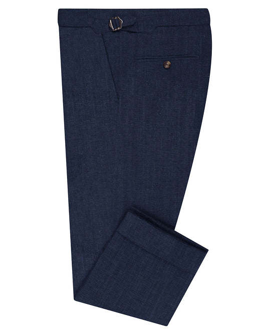 VBC: Navy Blue Wool-Linen