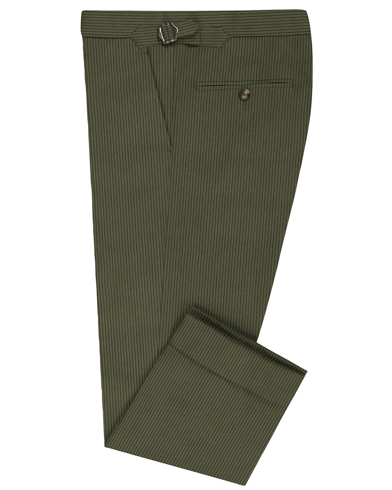 Modrone Corduroy Green Olive - 8 Wale