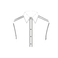 Placket contrast