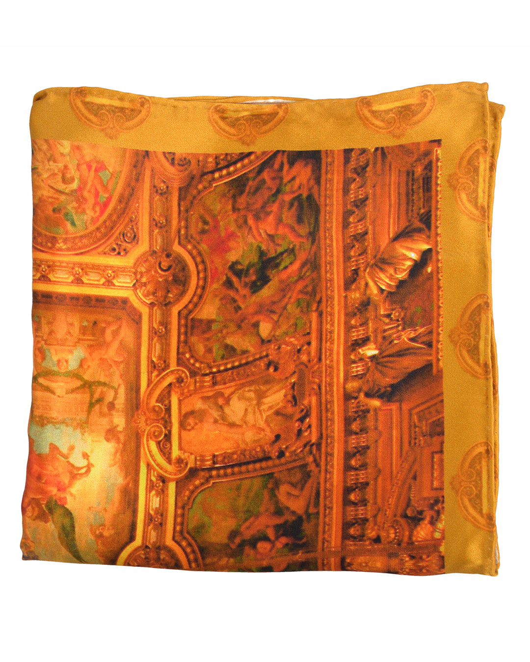 Pocket Square- Roman Gold - 2