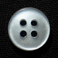 White Resin Buttons