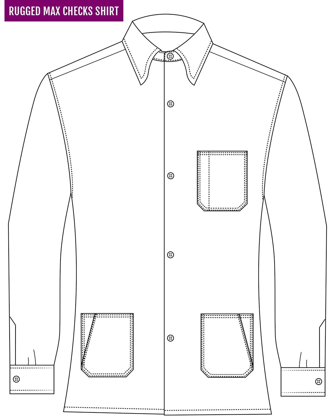 Green Black Gingham Twill Flannel Work Shirt - 7