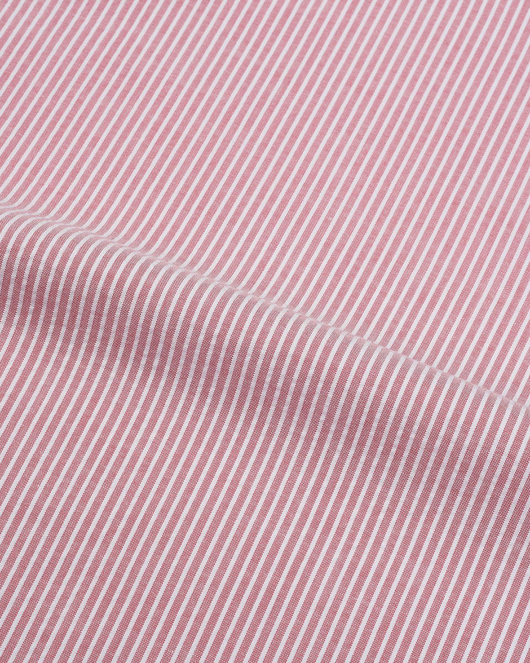 Pale Red White Pin Stripes Seersucker
