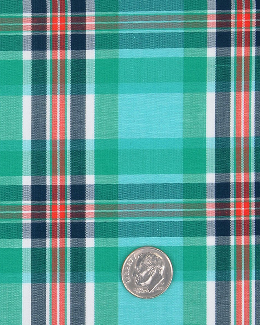 Sea Green Navy Red Madras Checks