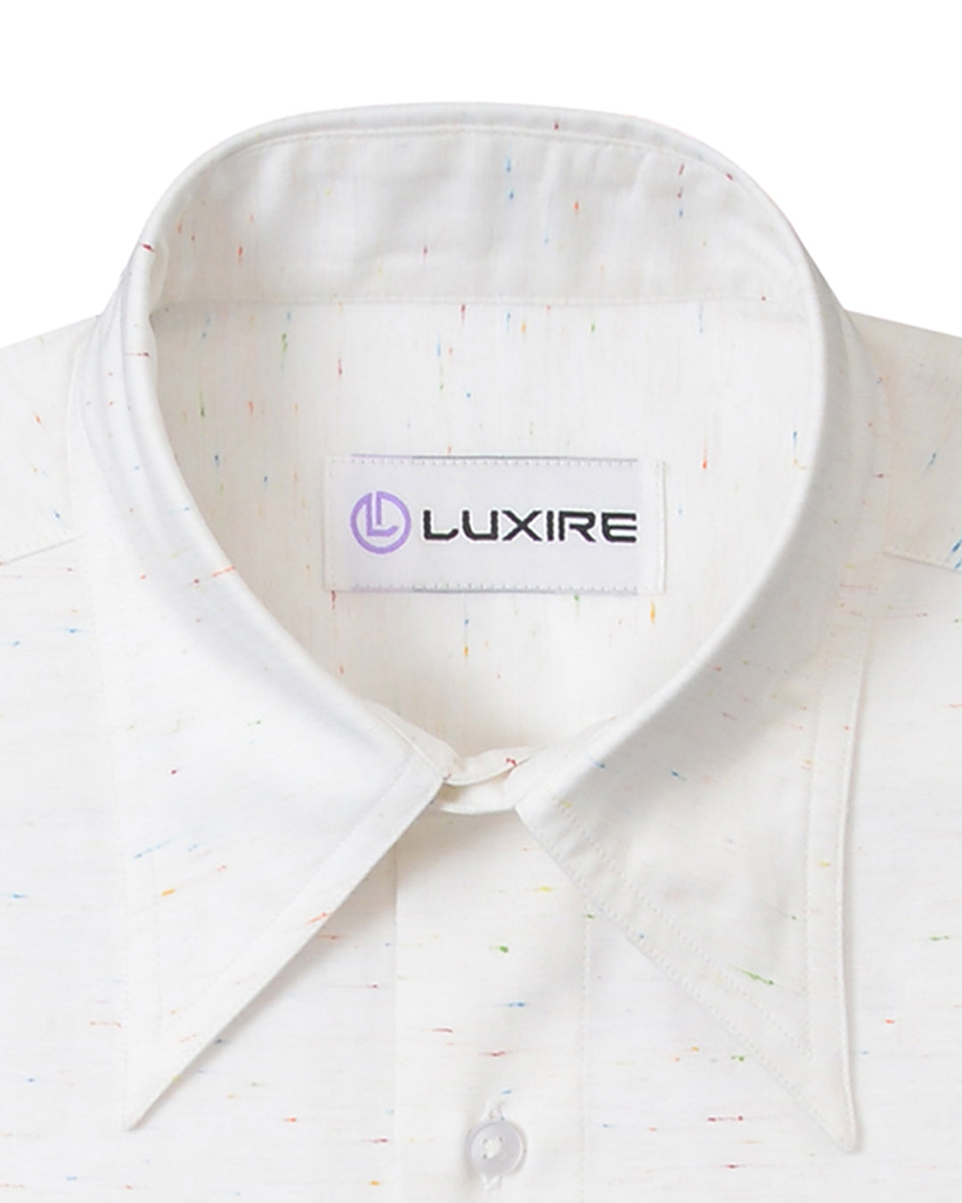 Zambiati White With Multi Color Slubs