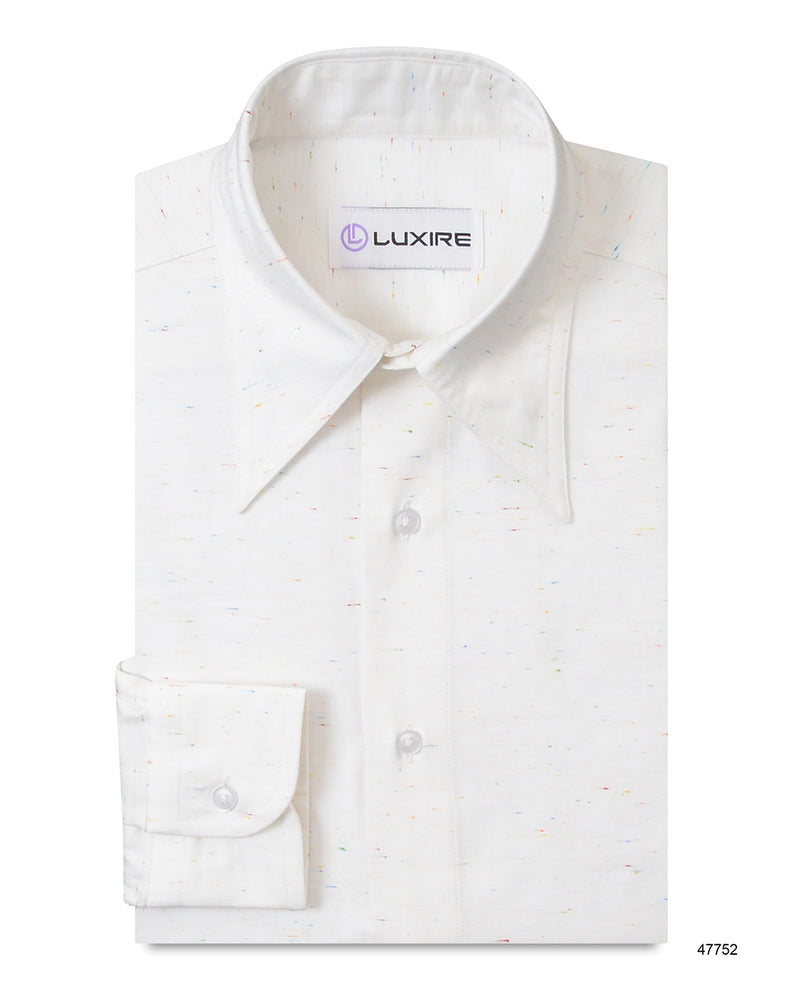 Zambiati White With Multi Color Slubs