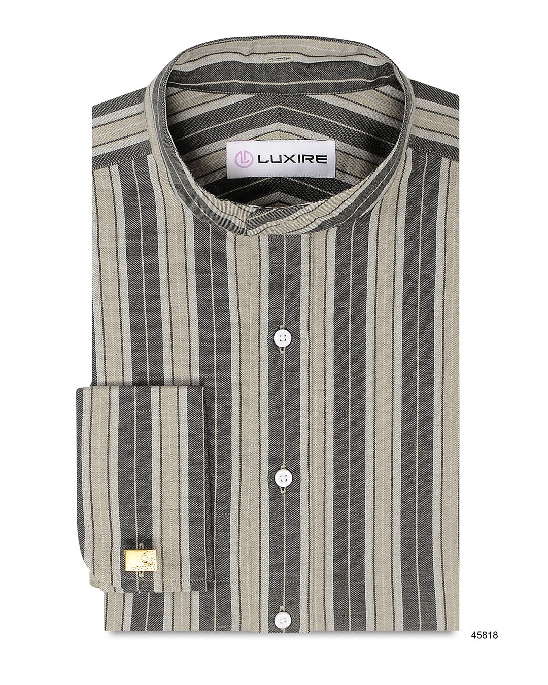 Black Grey Alternate Stripes - 1