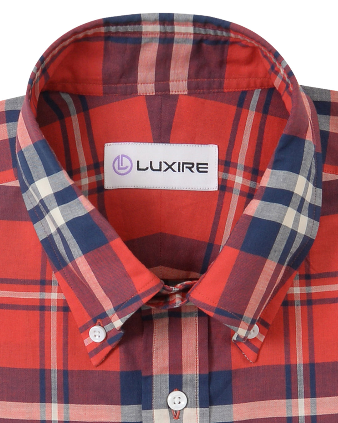 Classic Red Blue Madras Checks - 2