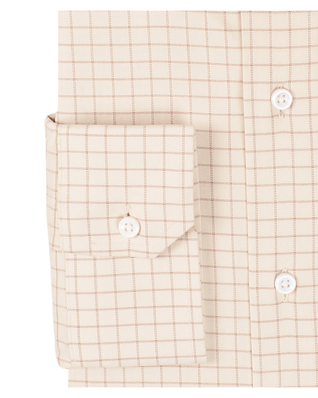 Traditional Cream Tan Graph Checks - 3
