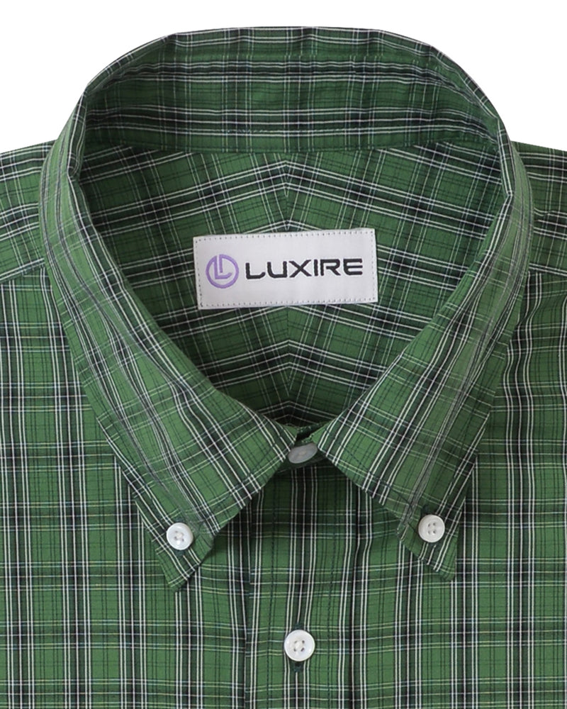 Green Black Tattersall Checks