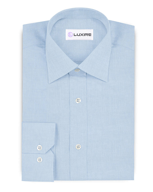 Ice Blue Pinpoint Oxford Shirt