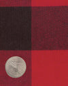 Red Black Big Gingham Flannel