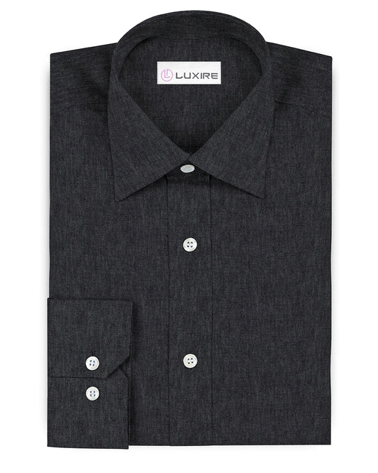 Dark Grey Denim Shirt
