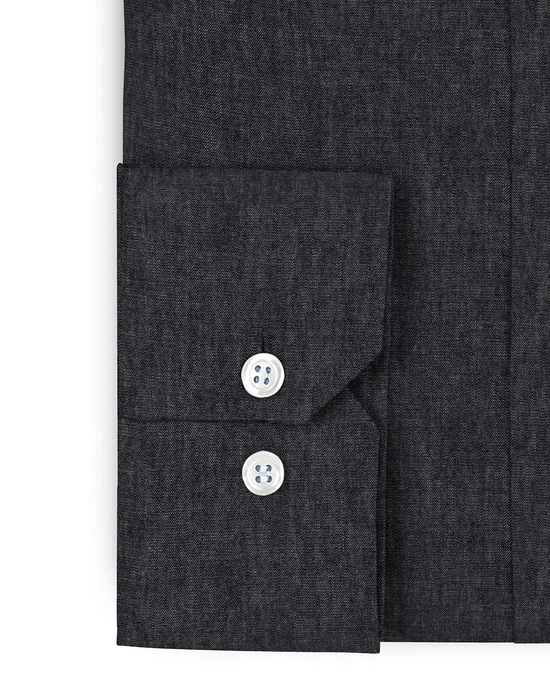 Dark Grey Denim Shirt - 3