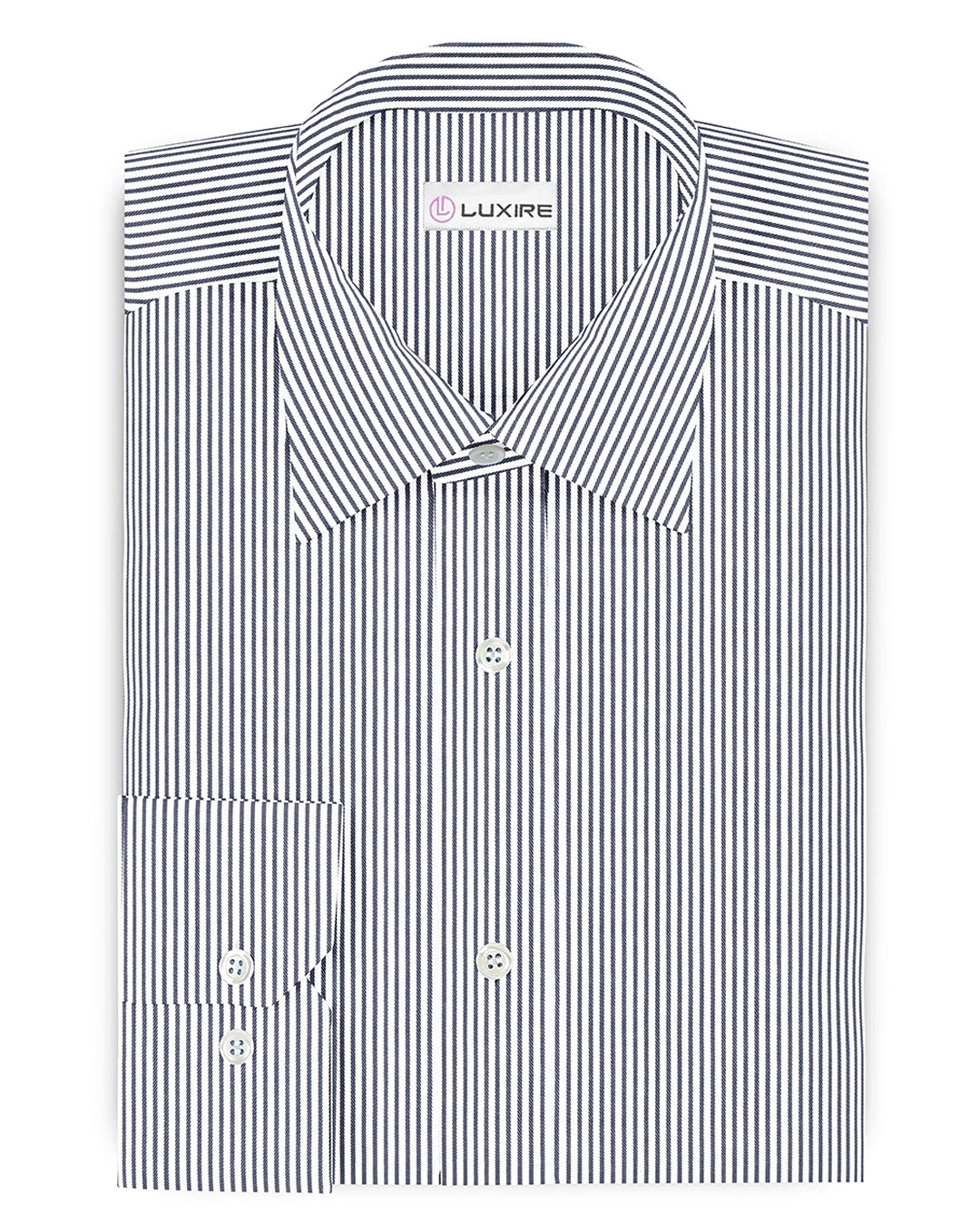 Navy Rope Stripes Shirt