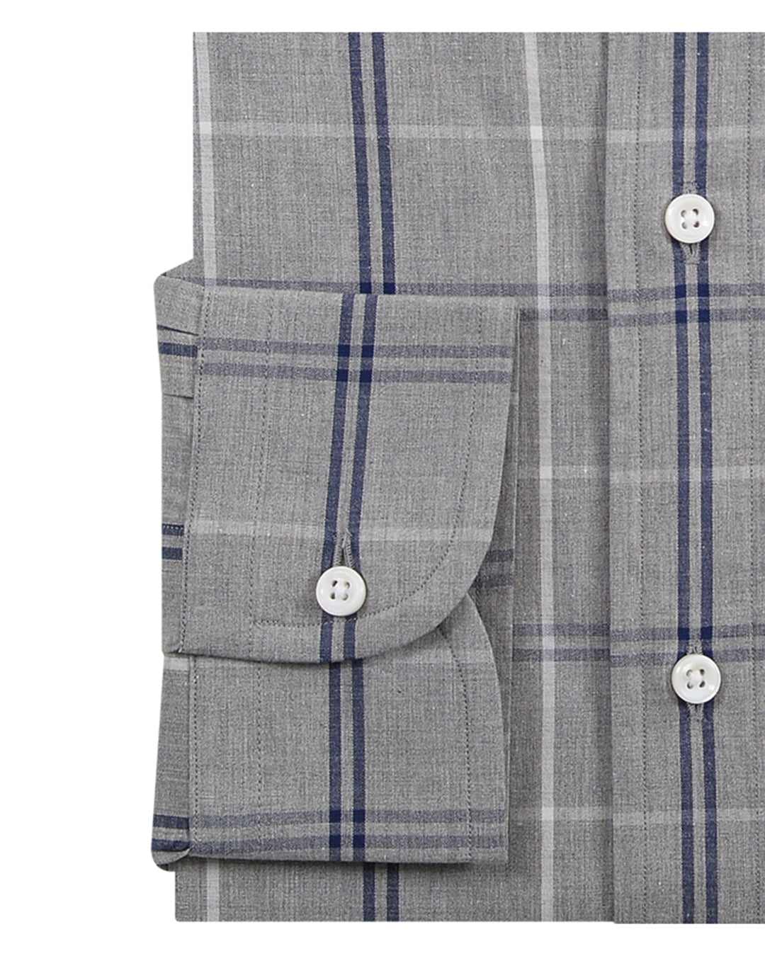 Blue White Grey Tattersall - 3