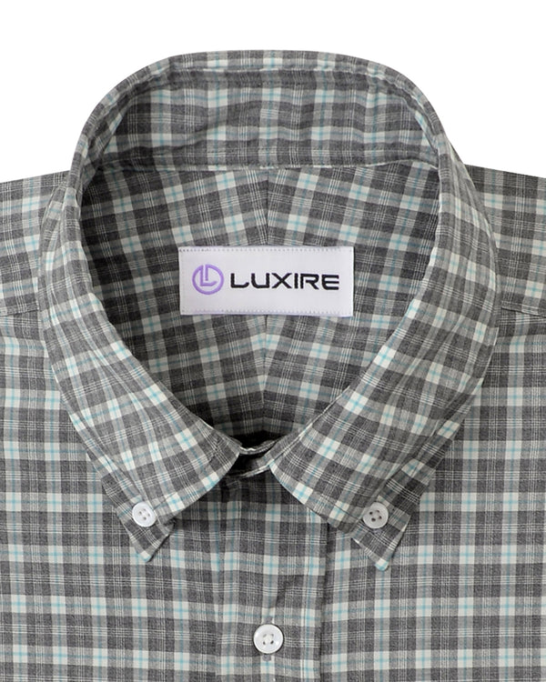 Zegna: Dark Grey Tartan Checks