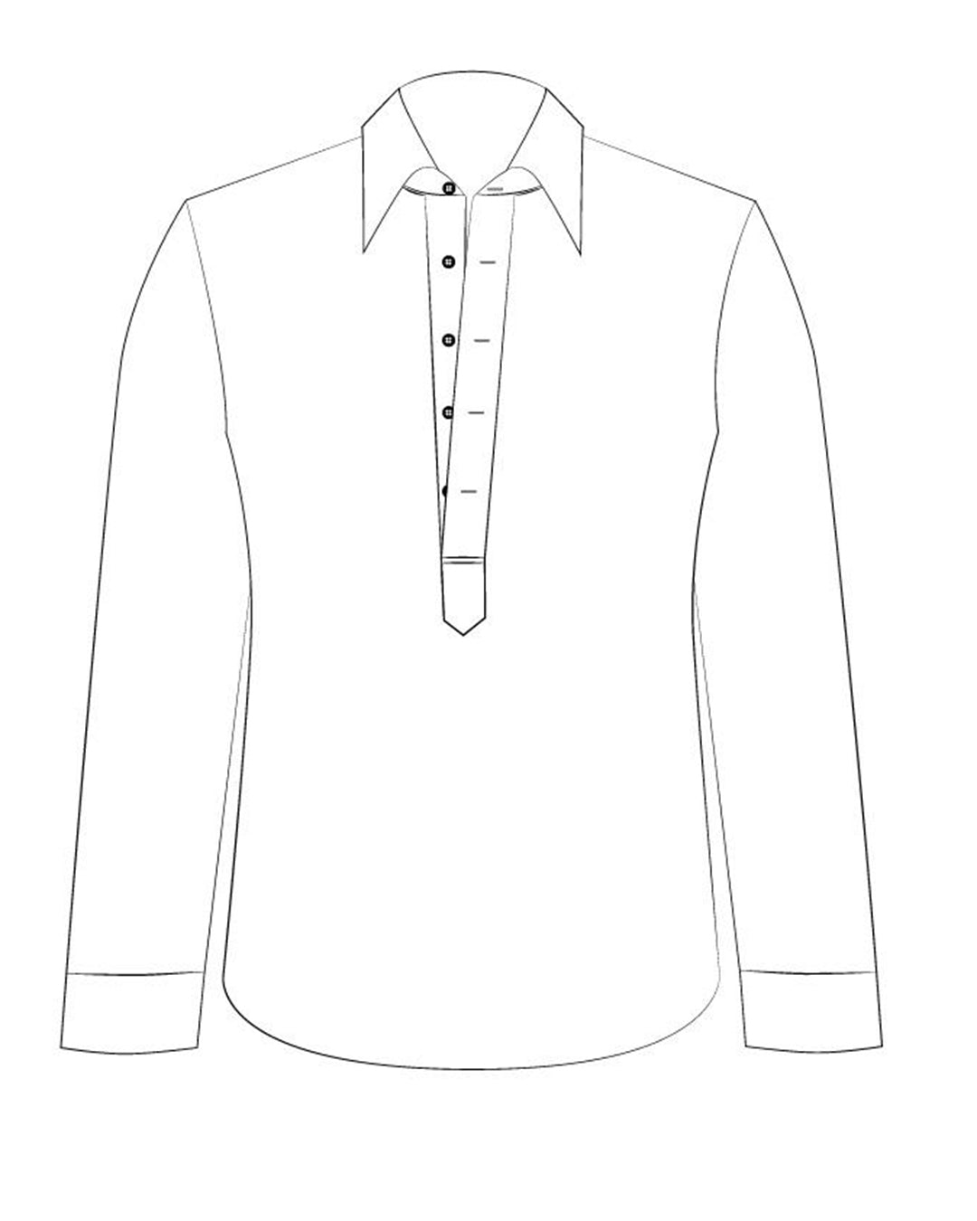 Pullover Shirt in Seersucker Stripes - 2