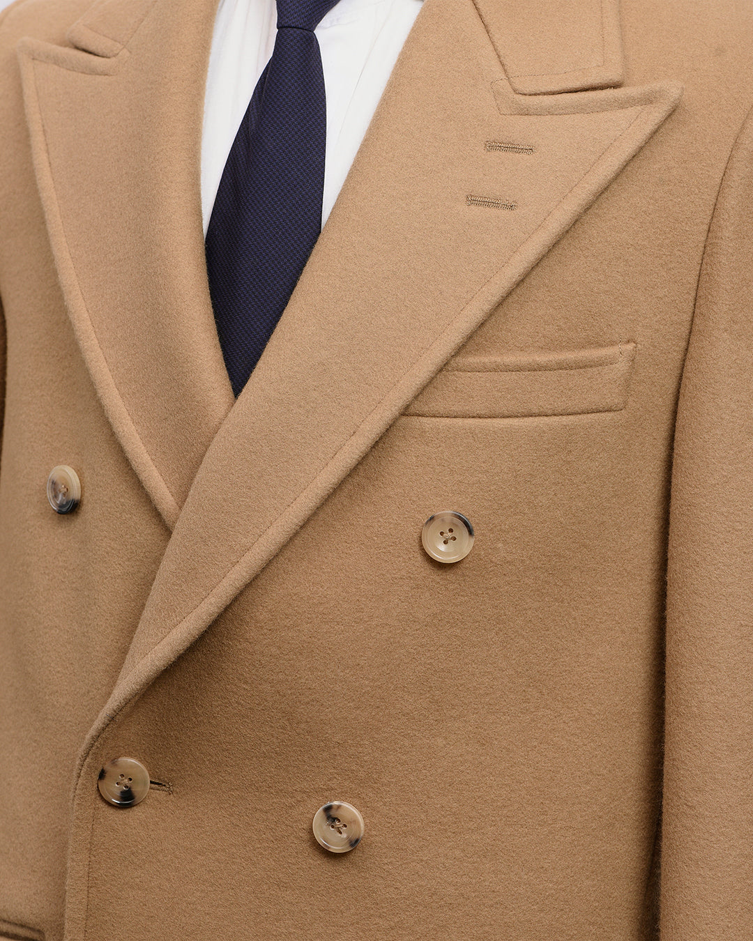 Luxire Camel Wool Over Coat - 4
