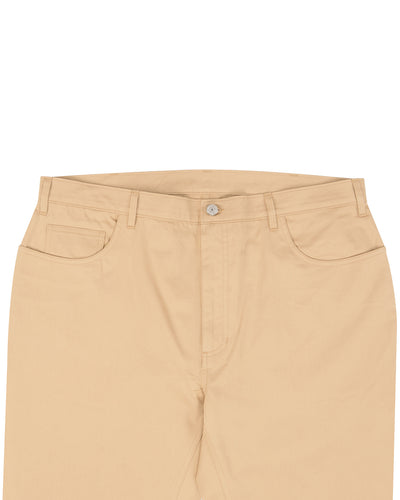Tan Cream Plain Soft Chino