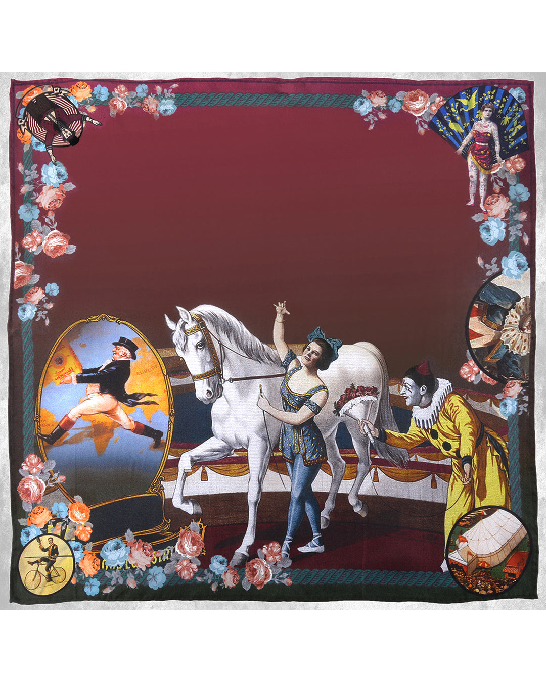 Pocket Square-World Of Circus - 1