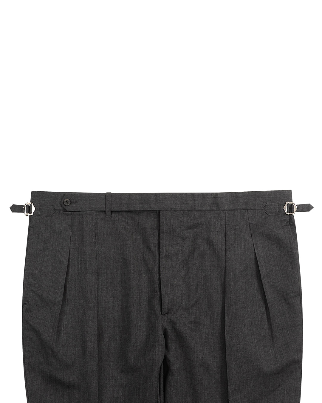 Washable Wool Pants: Dark Grey High Waisted Pant - 2