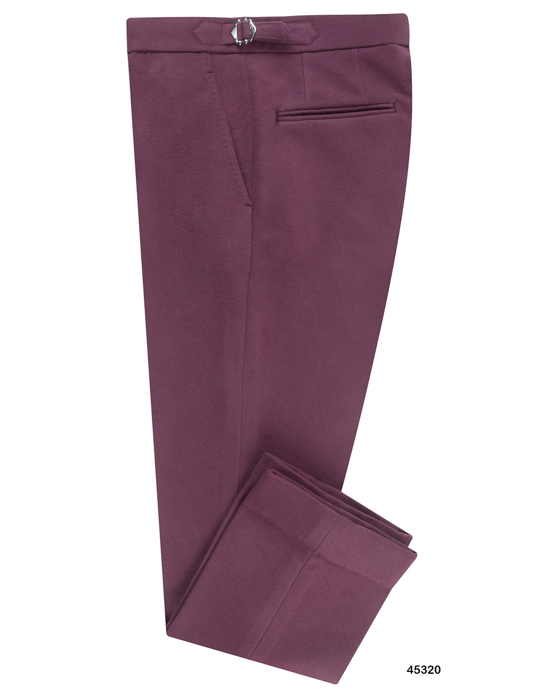 Zegna Maroon Cashco Moleskin - 1