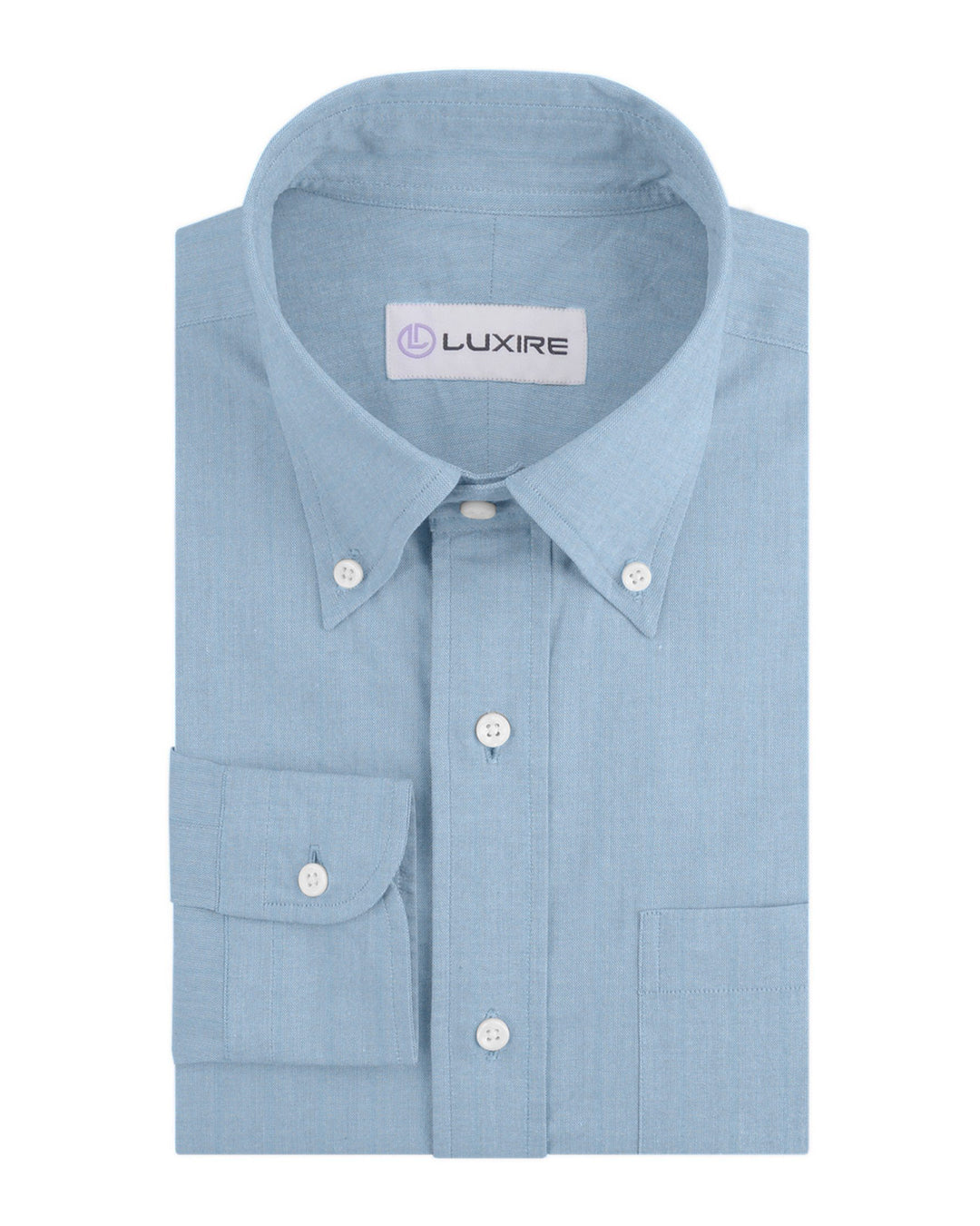 Powder Blue Fine Twill - 1