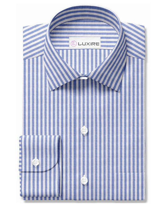 Canclini Blue Candy Stripes Shirt