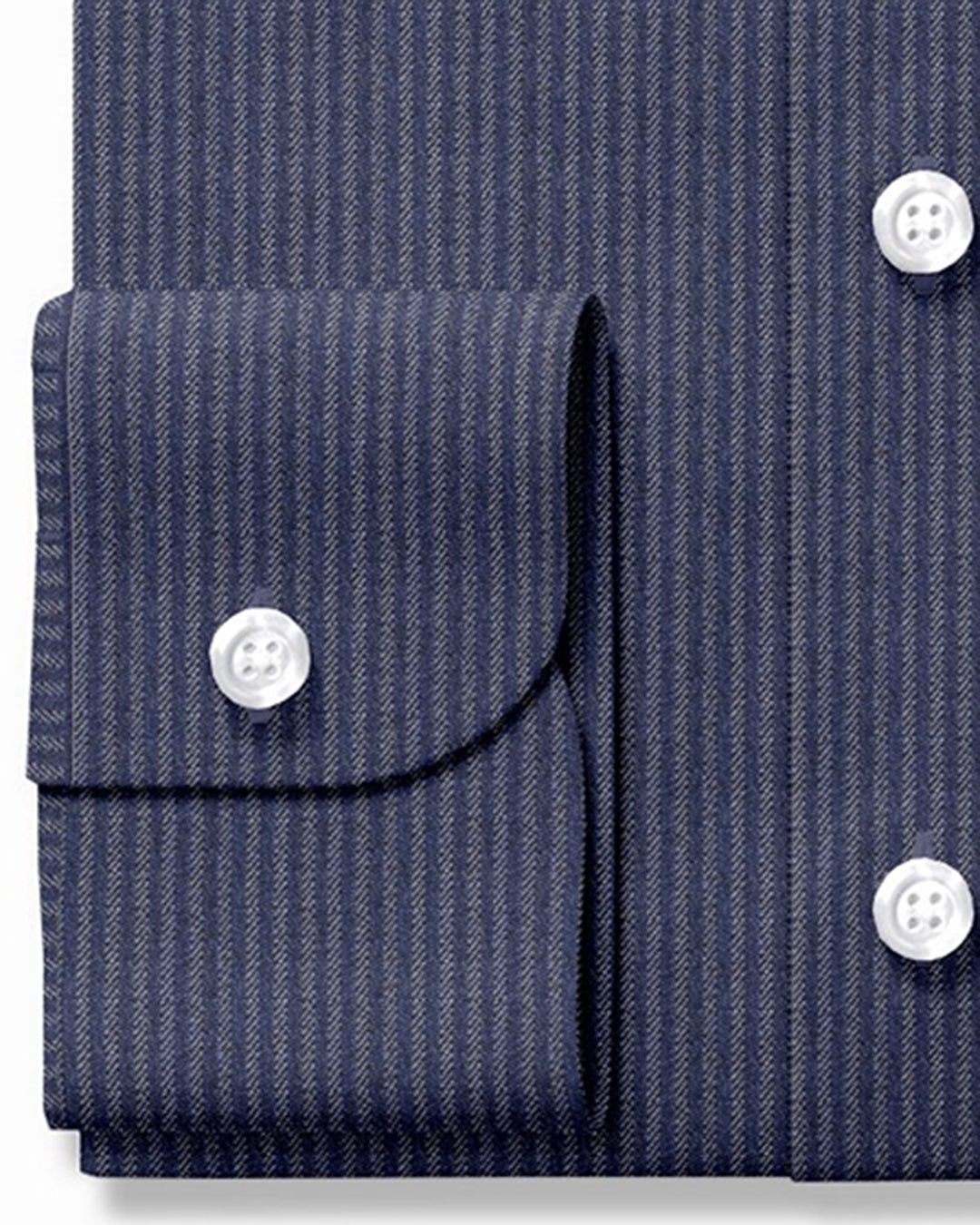 Canclini Blues: Blue Stripe Chambray - 3