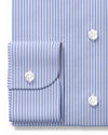 Carlo Riva White Blue Dress Stripes
