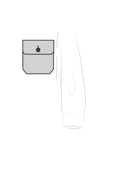 Chest flap pocket