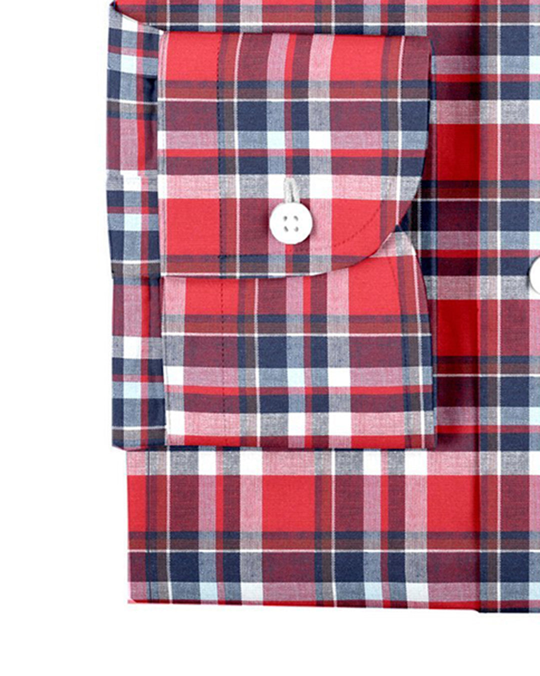 Bright Red Blue Madras Checks
