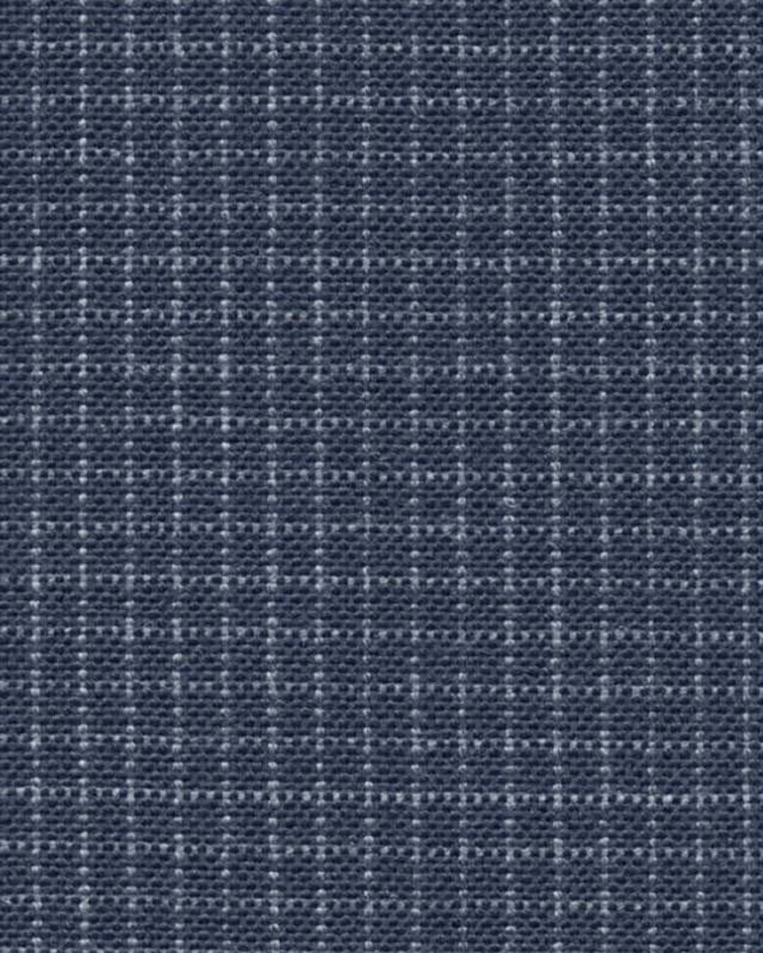 Holland & Sherry Crispaire Navy Grid Design