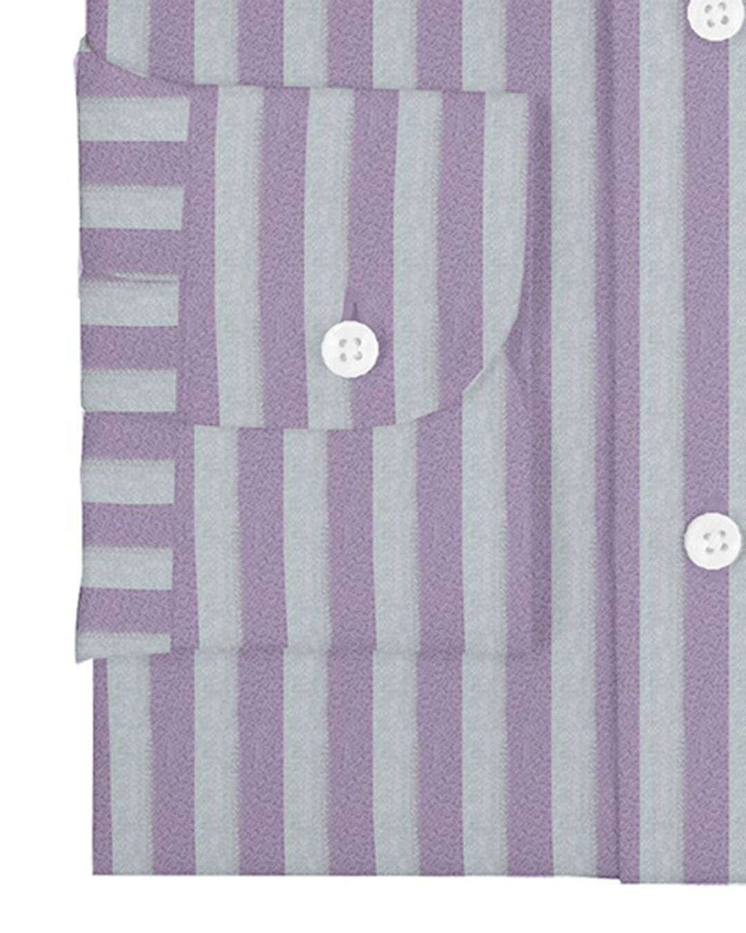 Linen: Pink Bengal Stripes On White - 3