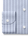 Linen: Shades Of Blue Pencil Stripes