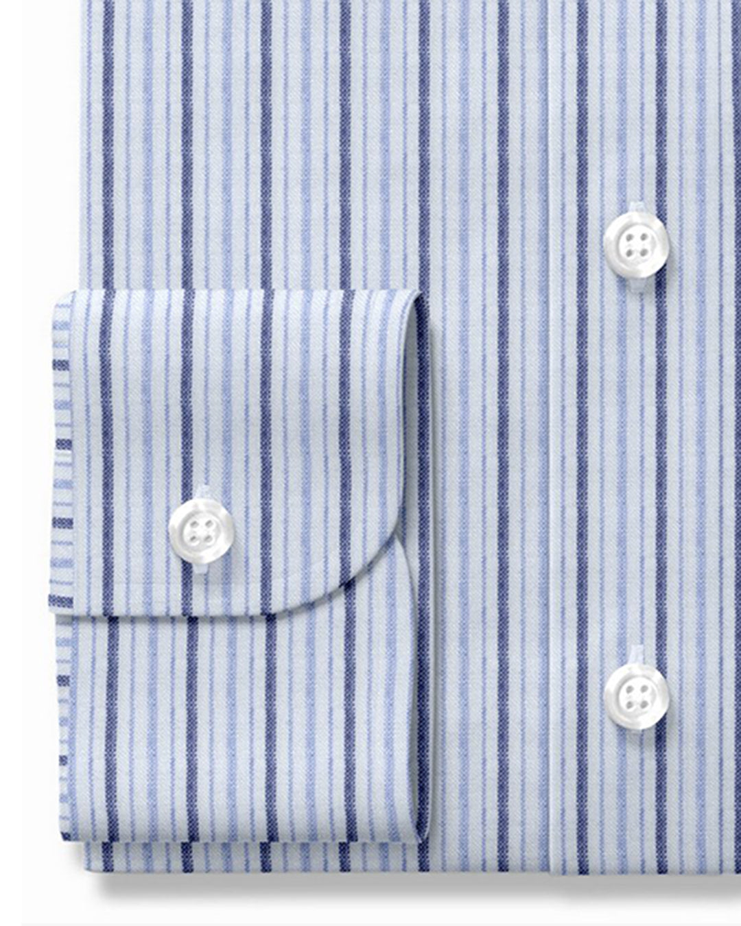 Linen: Shades Of Blue Pencil Stripes