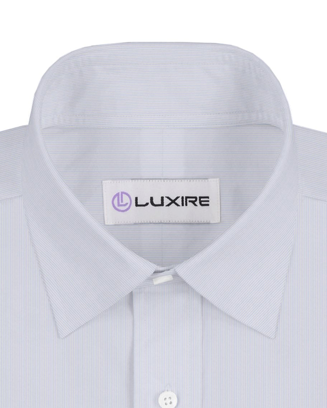 Grandi and Rubinelli Light Blue Hairline Stripes