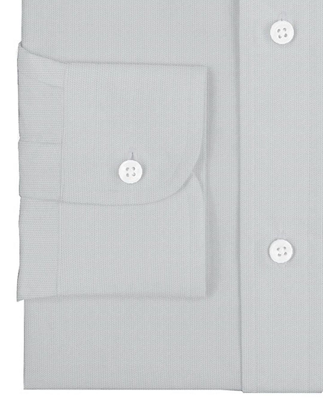 Scabal White Dobby HairLine Stripes - 3